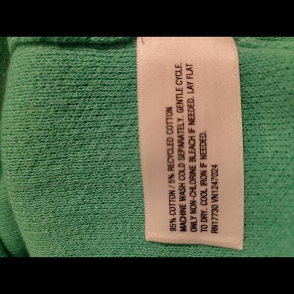 NWT Original Use medium green cotton button down shirt. - Picture 5 of 5